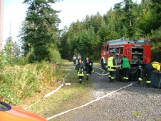 Waldbrandübung in Höfen